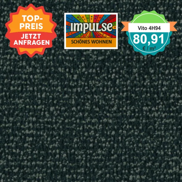 Vorwerk Vito 4H94 turmalin Velours Teppichboden